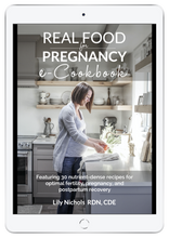 Load image into Gallery viewer, e-Cookbook Companion to Real Food for Pregnancy
